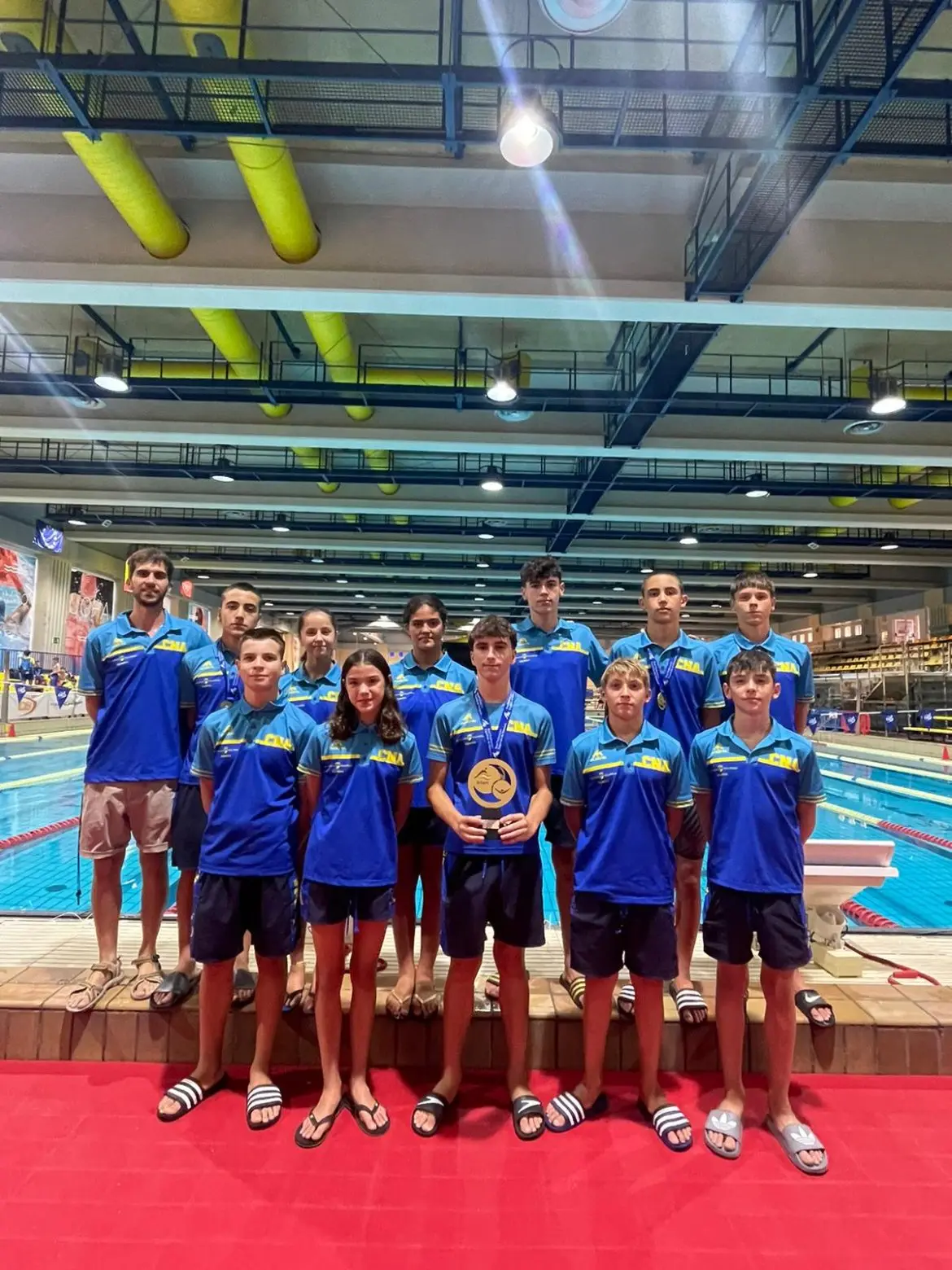 Equipo alevín del CNA campeón de España 2023